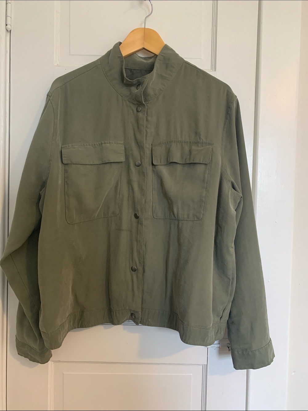 Olive Green Bomber Jacket